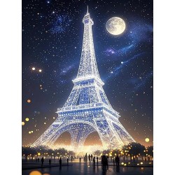 starry eiffiel tower diamond art wholesale supply