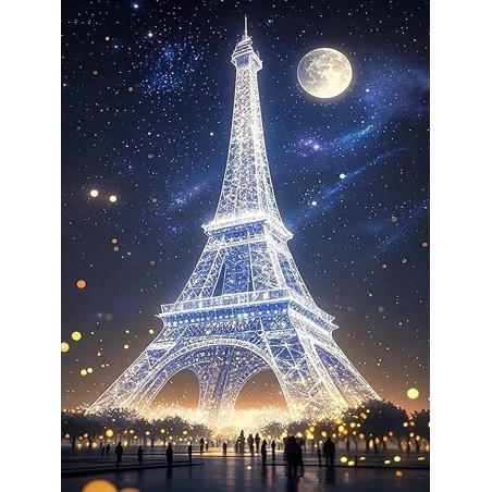 starry eiffiel tower diamond art wholesale supply