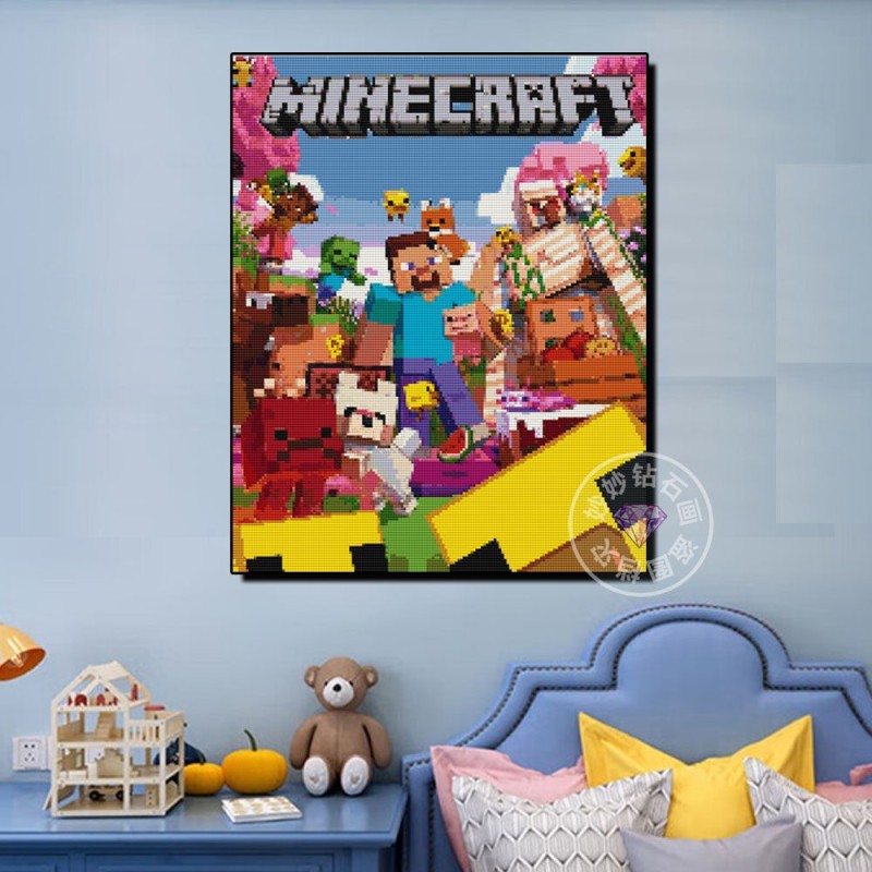 minecraft diamond painting