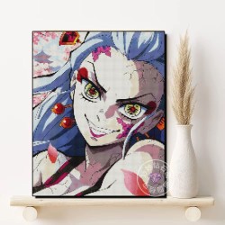 demon slaery Daki diamond painting art