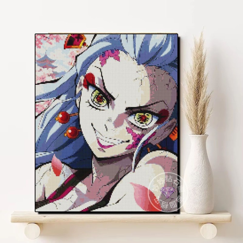 demon slaery Daki diamond painting art
