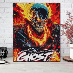 the ghost rider diamond painting