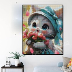 CUTE KITTY DIAMOND PAINTING