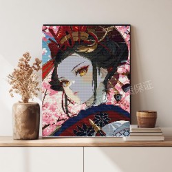 demon slayer daki 5d full drilled china diamond painting kits supplies  40x50