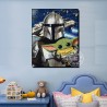 mandalorian with grugo kid diy diamond painting china factory 40x50