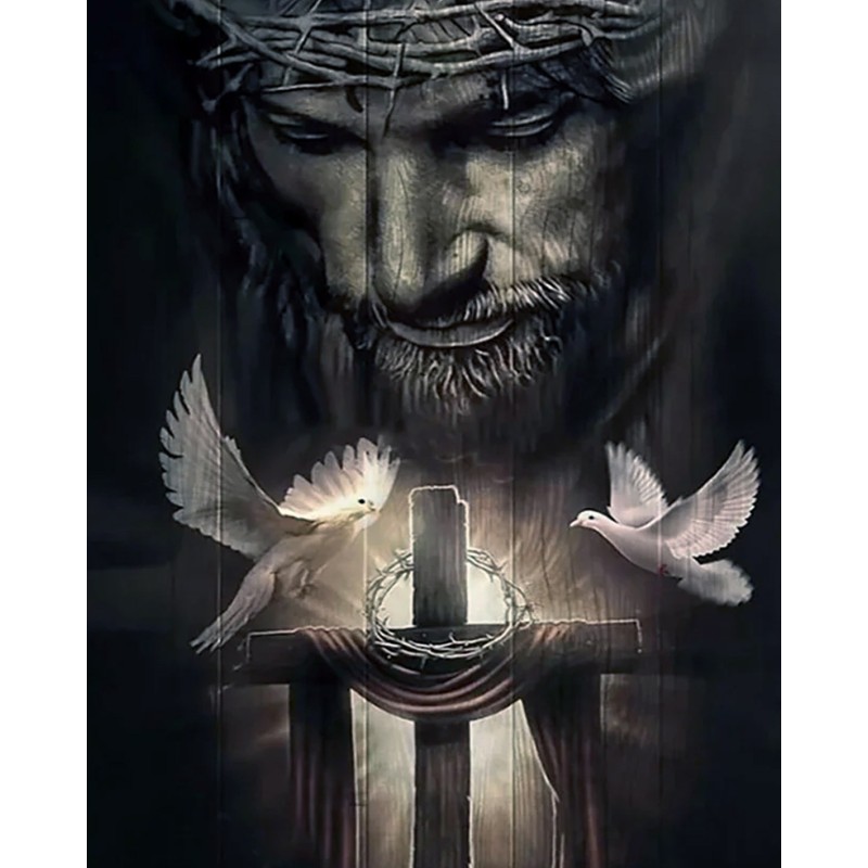 jesus diamond art