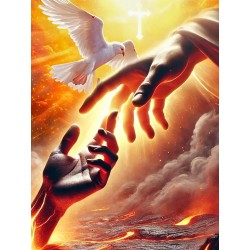 hold jesus god hand