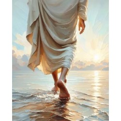 jesus walking on water