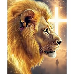 lion jesus cross
