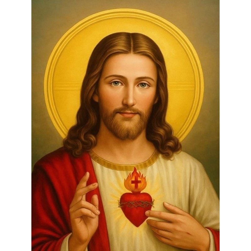 holy jesus diamond art