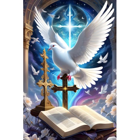 dove cross christ