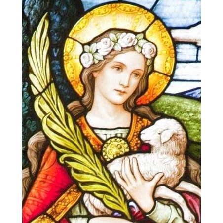 angel with lamb