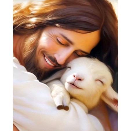 jesus with lamp