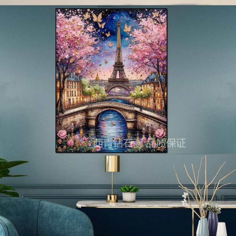 effiel tower diamond painting