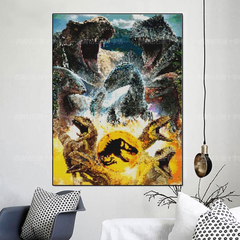 dinosaur diamond painting