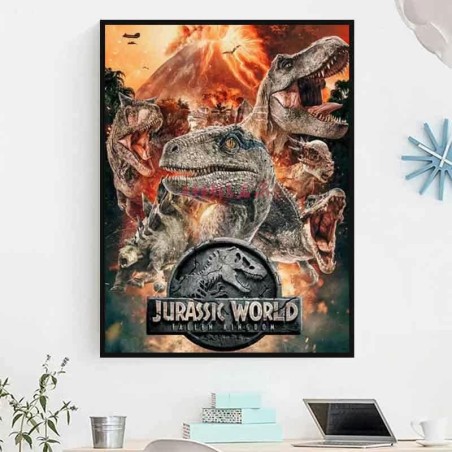 Volcano dinosaurdiamond painting china manufacturer company factory