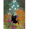 vangogh flower garden cat diamond painting wholesale china manufacturer