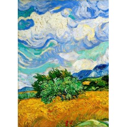 Van gogh harvest 5d mosaic diamond painting wholesale company  china manufacturer