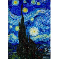 Van gogh Starry night  5d mosaic diamond painting wholesale company  china manufacturer