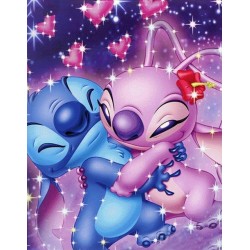 stitch angel square diamond painting rhinestone cavnas china manufacturer