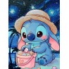 cute disney baby stitch on beach diamond painting rhinestone cavnas china manufacturer