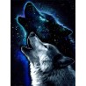 star night wolf diamond painting rhinestone cavnas china manufacturer