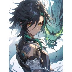 genshin impackt anime diamond painting arts dots china manufacturer