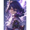genshin impact Raiden Shogun anime diamond painting arts dots china company wholesale