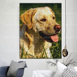 dog diamond painting