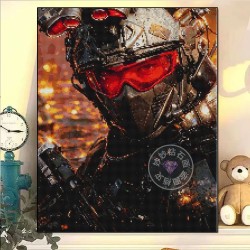 Delta force diamond painting rhinestone cavnas china manufacturer