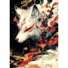 Animal fox square 5D diamond painting kits china factory wholesale