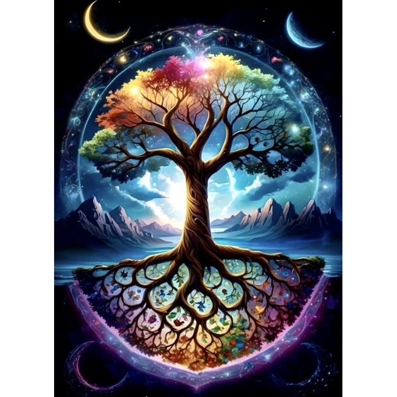 Starry night life tree