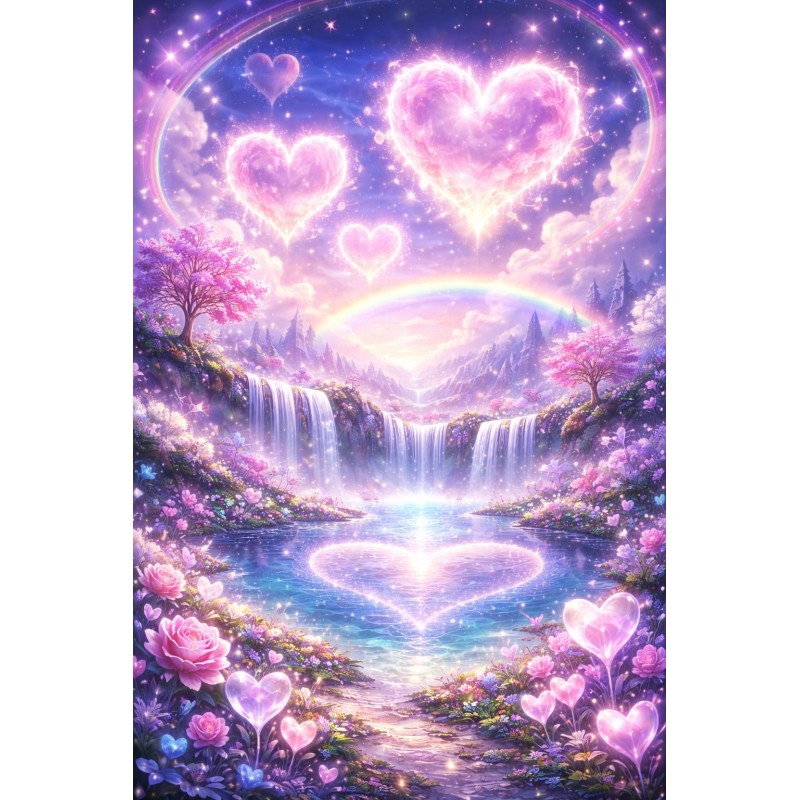 pink love heart