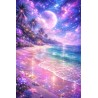 pink moon beach