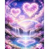 Dreamy Pink Heart waterfall