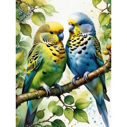 green parrot