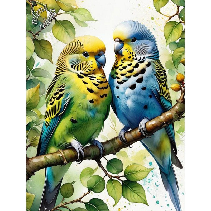 green parrot