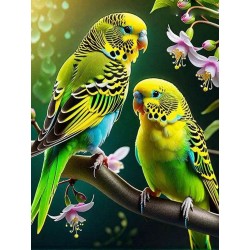 green yellow parrot