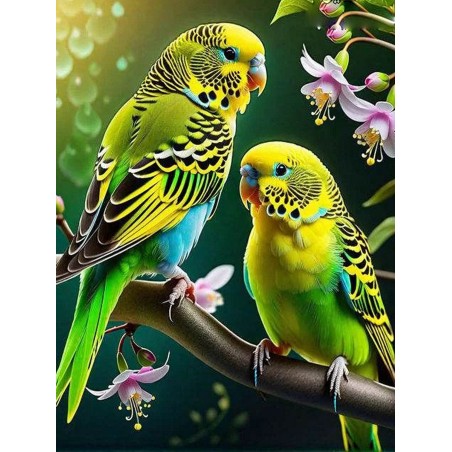 green yellow parrot