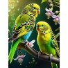 green yellow parrot