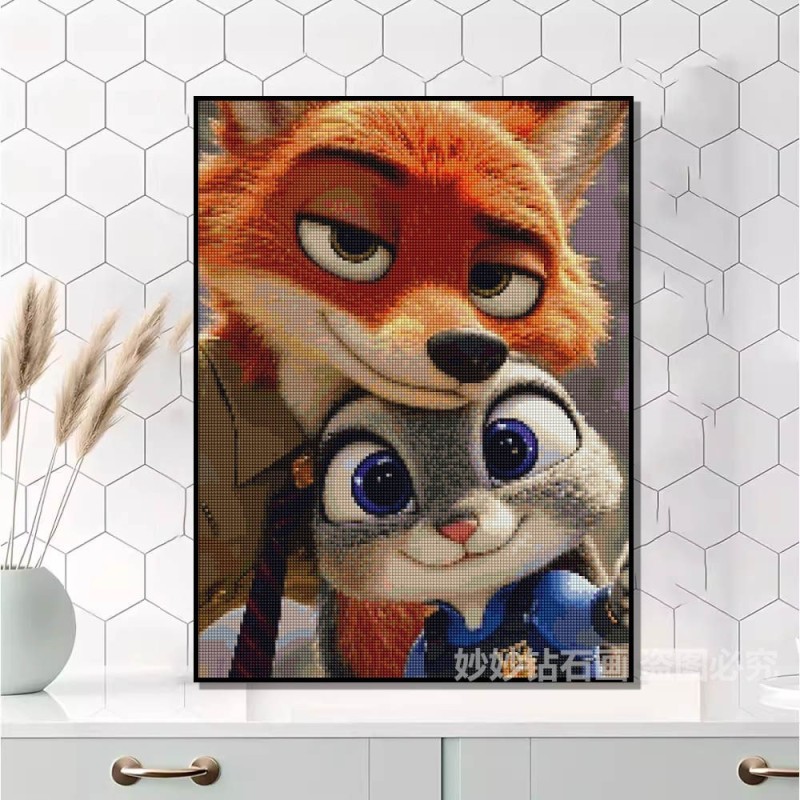 Valentine's Day Zootopia 2 disney Diamond Art Club Dot for adults