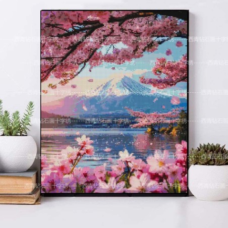 fuji diamond painting