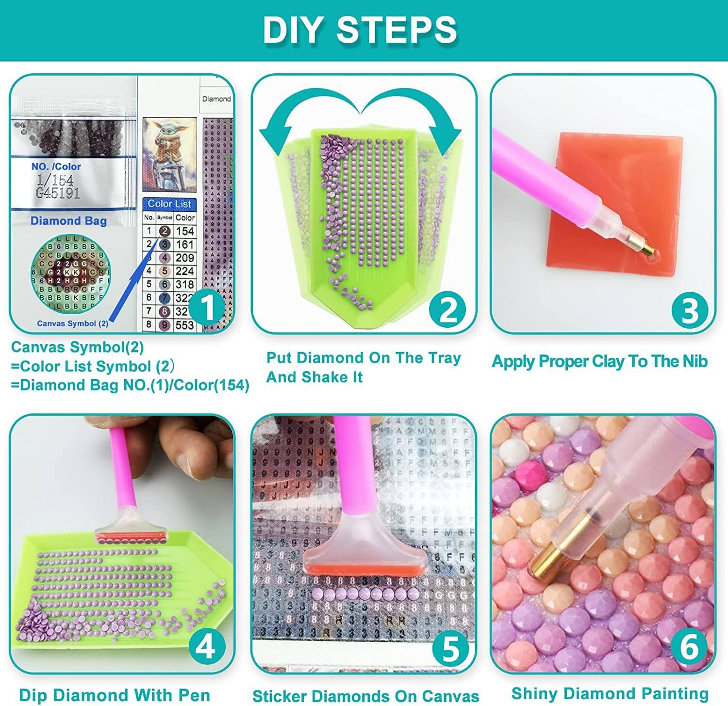 how to do diamond painting